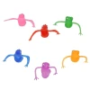 Novelty plastic dinosaur finger puppet finger cots can hold gacha finger dolls and mini monster finger puppet toys Item Picture
